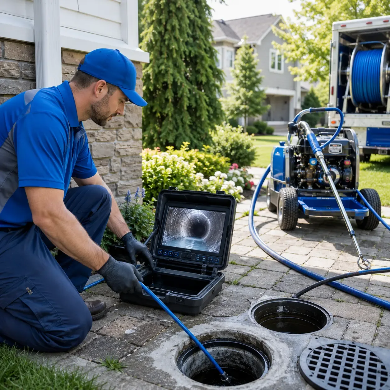 Outdoor drain cleaning professionals serving Worthington, KY